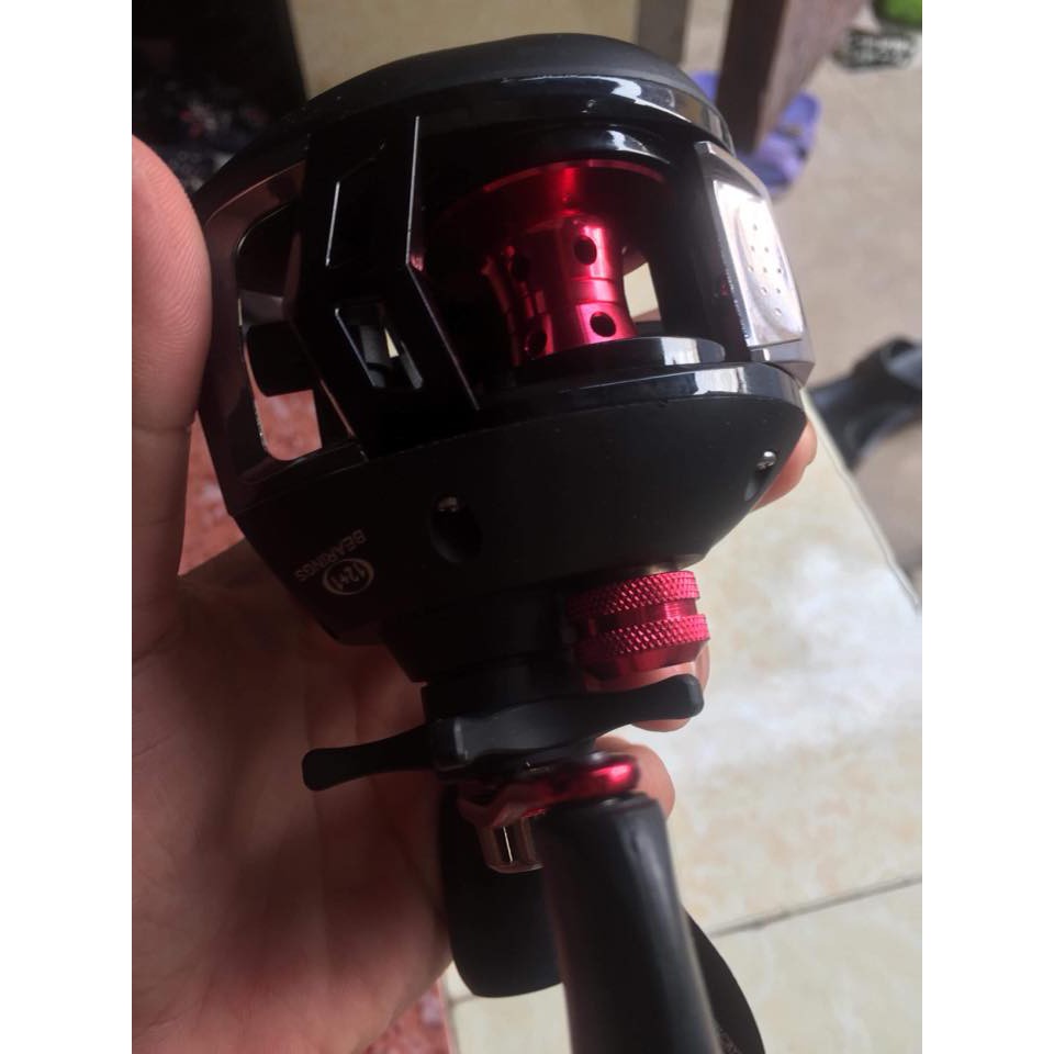 Máy câu ngang CD 201 chuyên câu lure có cả trái cà phải