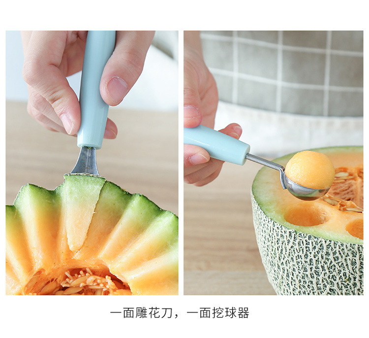 Dụng Cụ Xúc Trái Cây Bằng Thép Không Gỉ Tiện Dụng Cho Gia Đình