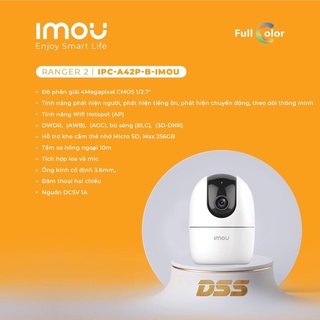 Camera IMOU Ranger2 A22EP - A42 4M chất lượng 2K [ chính hãng ]