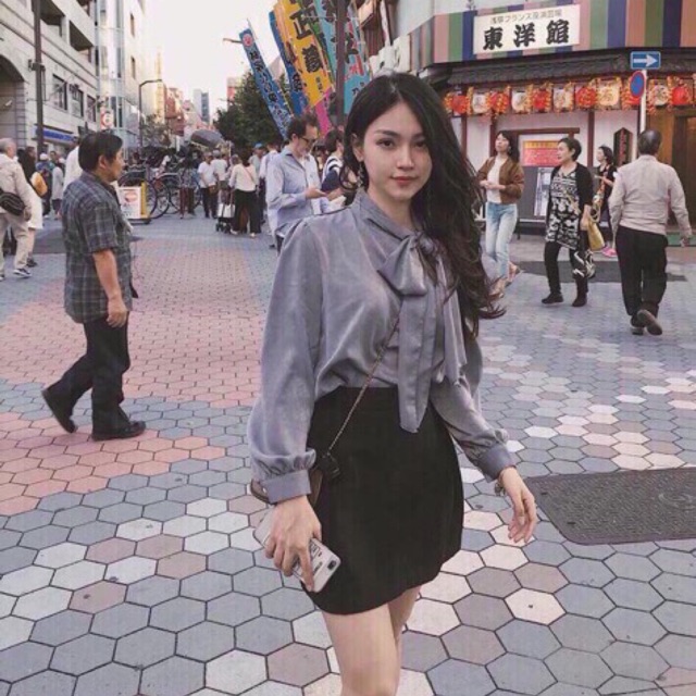 Áo lụa phi bóng