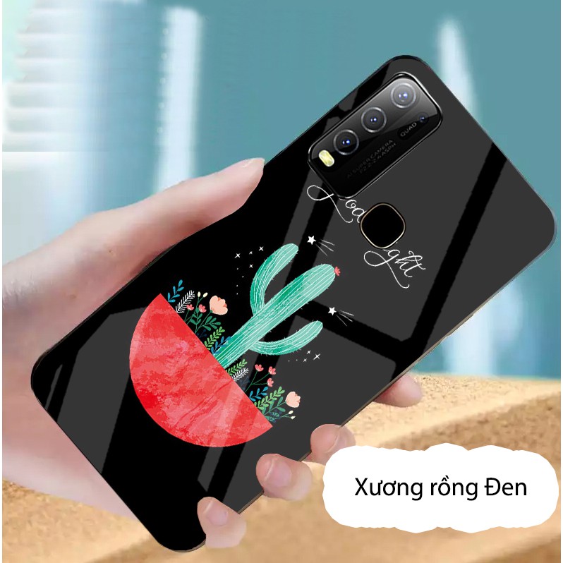 Ốp Vivo Y30, Y50, Y30i mặt kính gương bóng