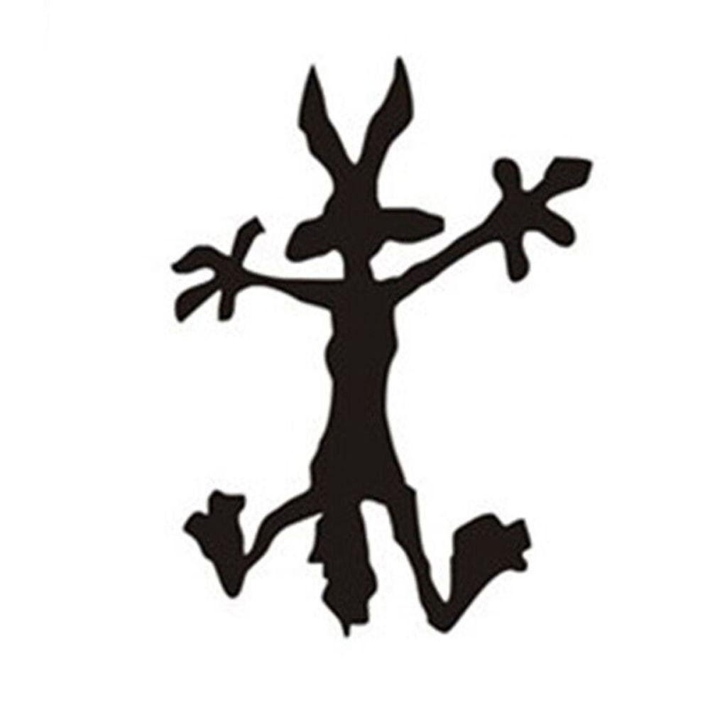 Sticker Dán Trang Trí Xe Hơi Hình Sói Cá Tính