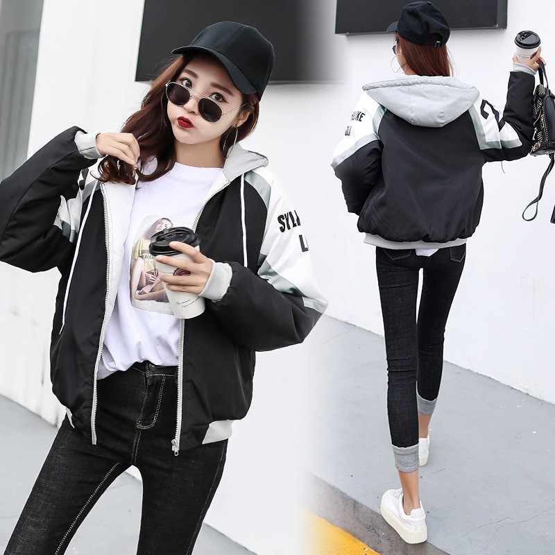 Áo khoác Nữ dù 2 lớp LoLi phối màu Nón và Cánh tay ấn tượng - Hot trend 2021 | BigBuy360 - bigbuy360.vn