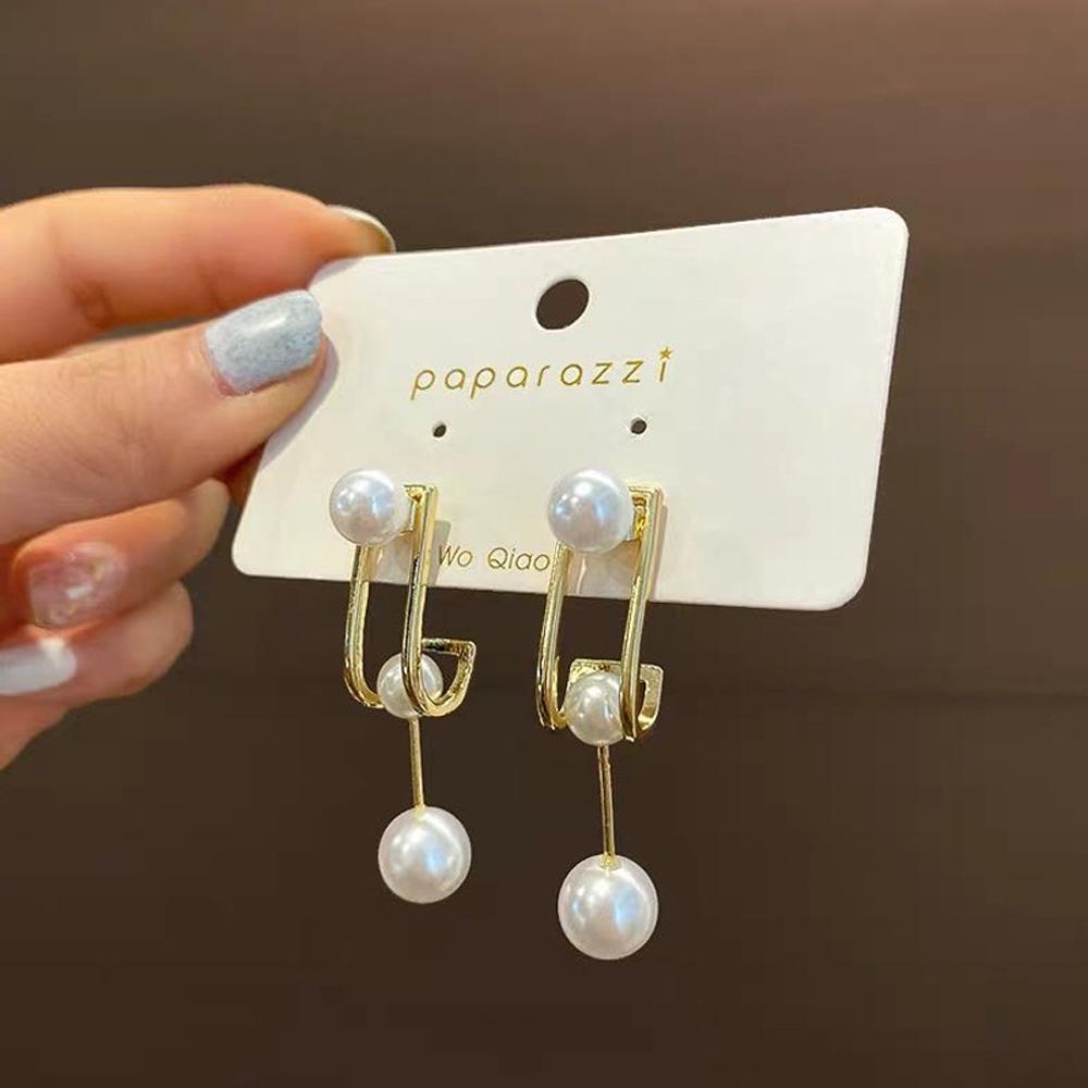 Bông Tai Đính Ngọc Trai S925 Thời Trang Cho Nữ