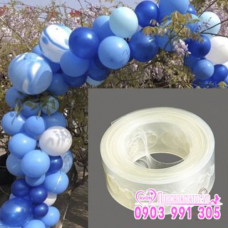 Cuộn dây bong bóng tạo cổng bong bóng phụ kiện trang trí  sinh nhật thôi nôi lễ tết tân gia mừng thọ giáng sinh 2020