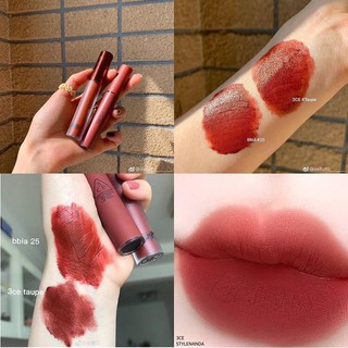 Son 3CE Kem Velvet Lip Tint Màu Taupe