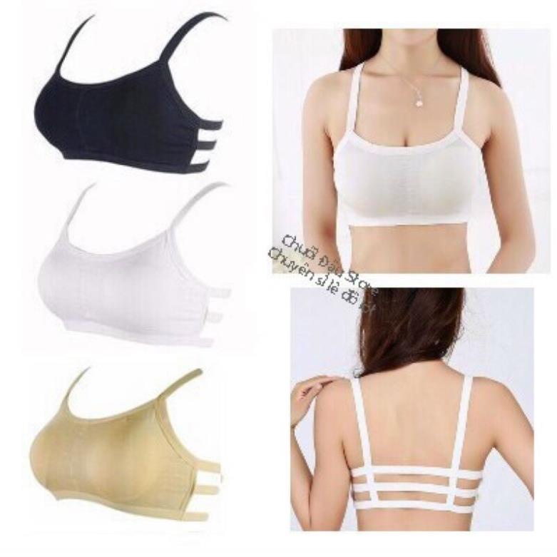 Áo Bra 3 Dây Có Đệm Ngực Không Gọng Mát Mỏng