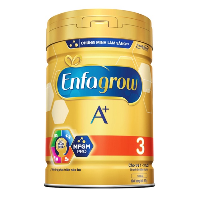 Sữa Bột Enfagrow A+ 3 - lon thiếc 870gr