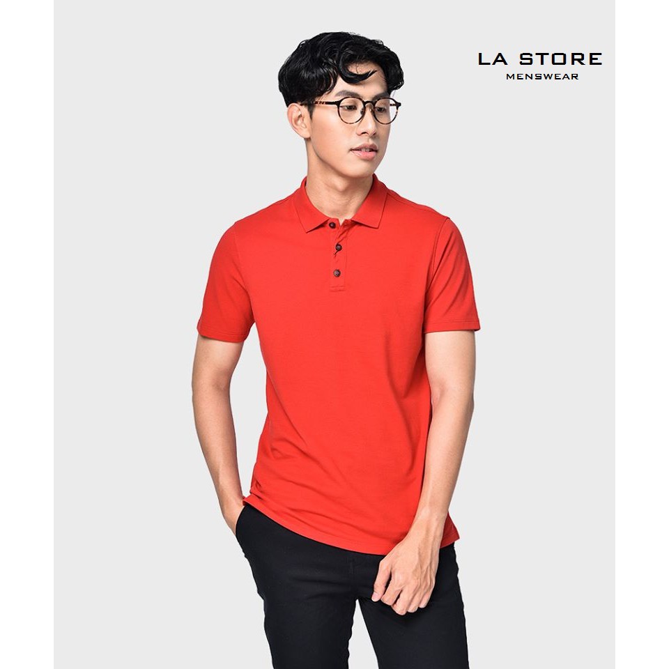 Áo thun polo trơn Routine có cổ