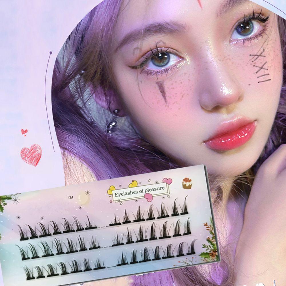 Needway Cụm Lông Mi Giả Làm Đẹp Ghép Nối Thần Tiên Trang Điểm Làm Đẹp DIY