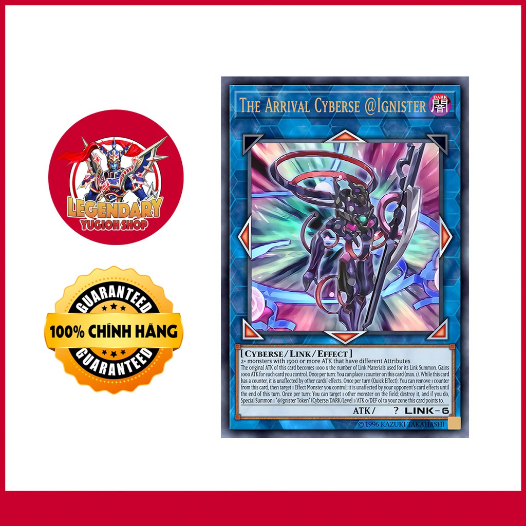 Thẻ Bài Yugioh Chính Hãng] The Arrival Cyberse @Ignister