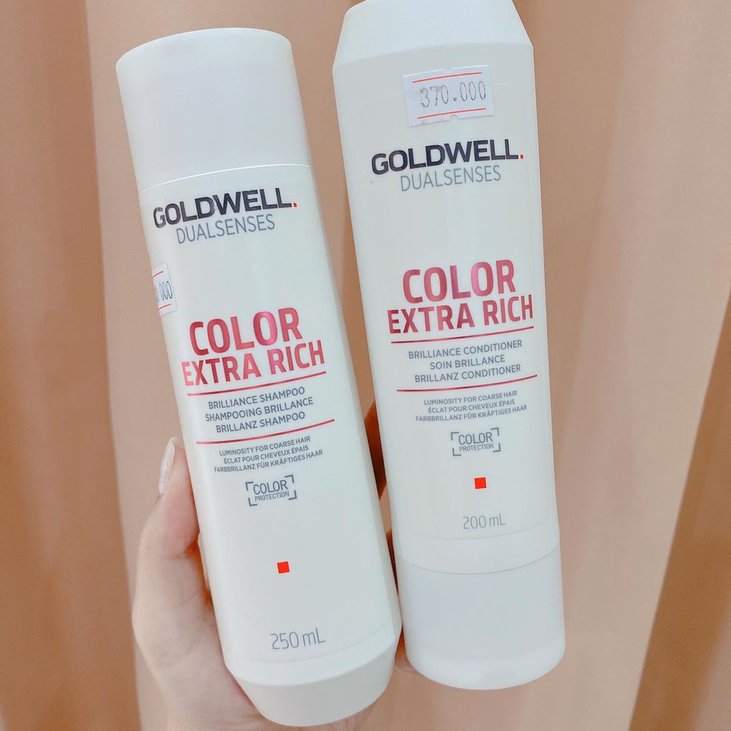 🇩🇪Goldwell🇩🇪 Dầu gội xả dưỡng tóc nhuộm Goldwell Color Extra Rich 250ml/200ml