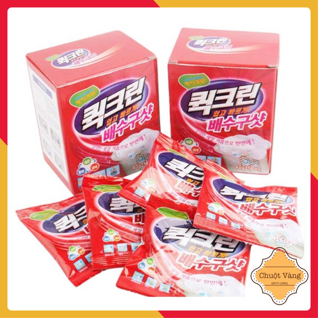 Combo 5 gói bột thông tắc cống Hàn Quốc