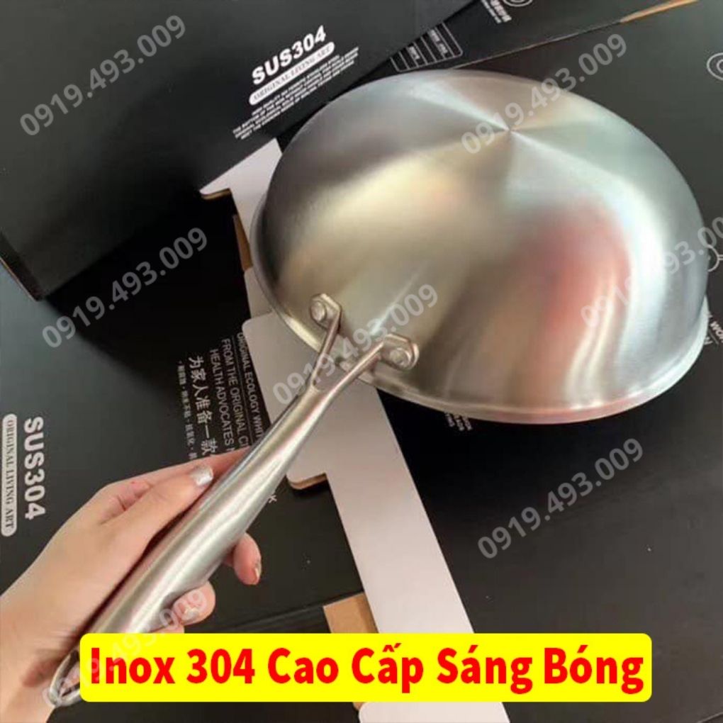 Chảo Chống Dính  Vân Tổ Ong Sâu Lòng Size 32 CM Nấu Canh Xào Kho Thoải Mái