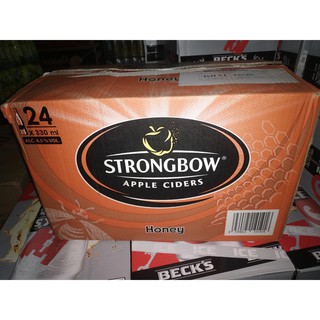 Thùng 24 chai Strongbow mật ong chai 330ml