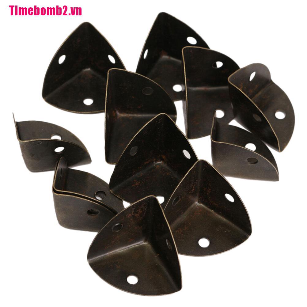 Bộ 4 Góc Hộp Rượu Bằng Gỗ Phong Cách Vintage Sang Trọng