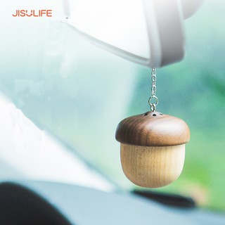 Loa bluetooth mini vân gỗ hình quả sồi Jisulife J2, loa không dây nhỏ gọn cầm tay thế hệ mới, âm thanh lập thể siêu mượt