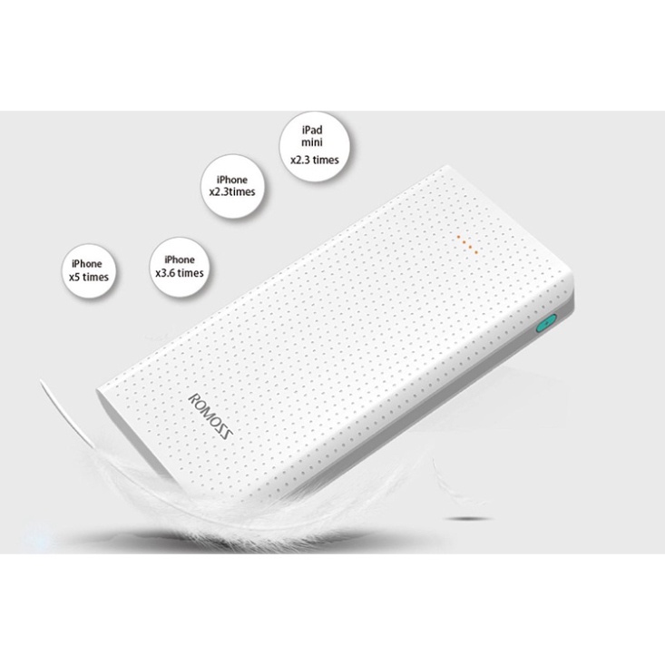 ✅ HCM Pin dự phòng 10000mah Romoss PHP10 Sense10 Hàng Chuẩn