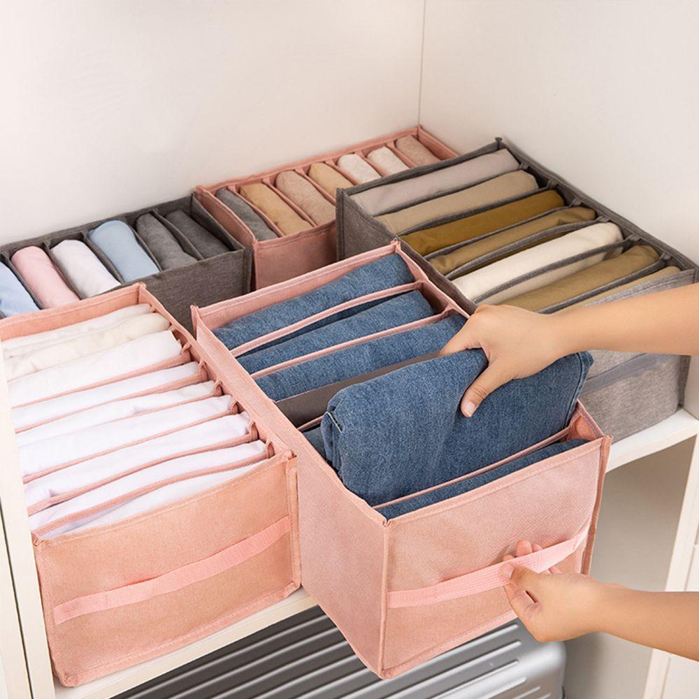 JANE Hộp Đựng Quần Jean Chia Ngăn Thoáng Khí Siêu Bền Tiện Dụng