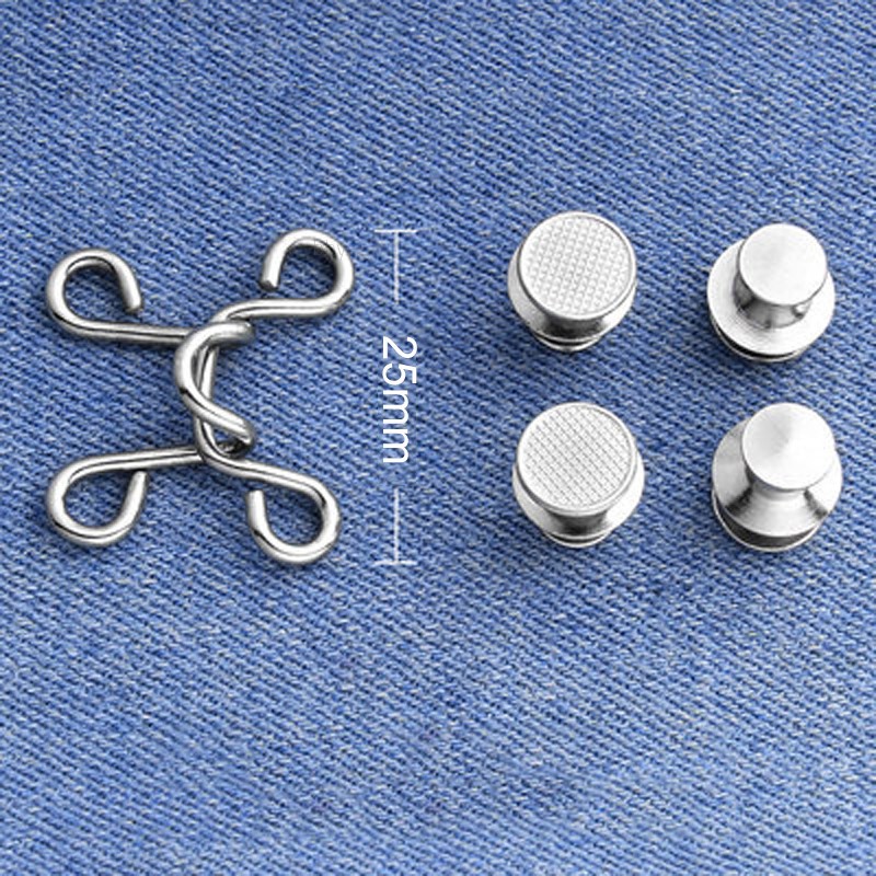 Nút khóa thắt lưng móc đai quần jean điều chỉnh kích thước 25/32mm có thể tháo rời | BigBuy360 - bigbuy360.vn