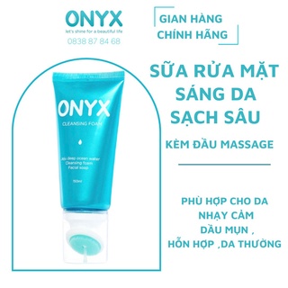 Sữa rửa mặt kèm đầu cọ massage làm sạch sâu | onyx bảo thy