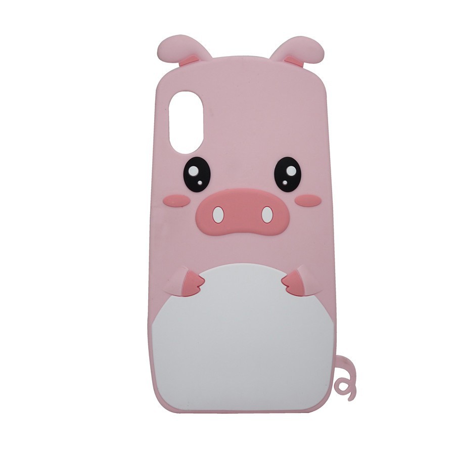 Ốp Điện Thoại Silicon Mềm Hình Chú Heo 3D Dễ Thương Cho iPhone 11 Pro Max 5 5s SE 6 6s 7 8 Plus Xs Max XR
