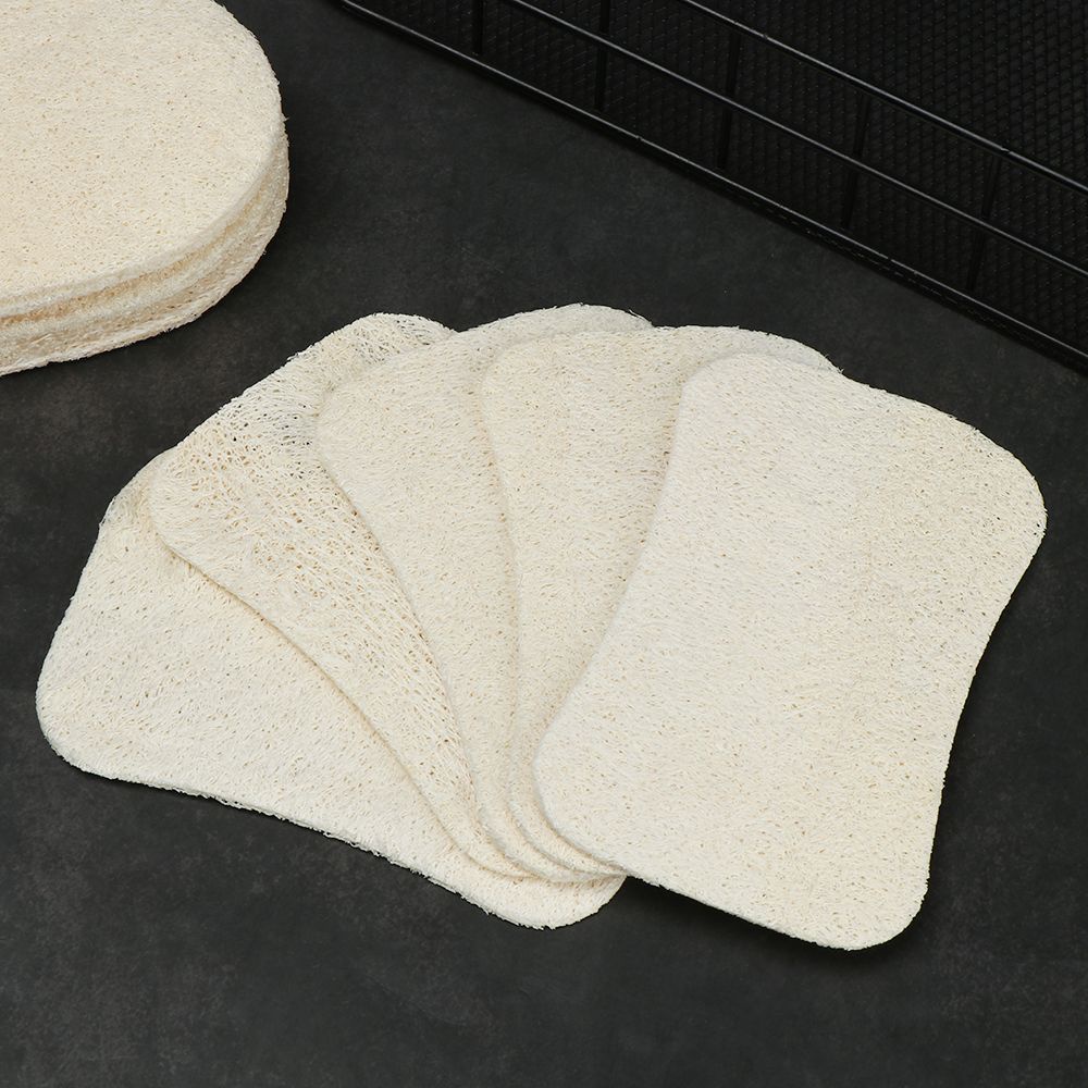 Set 1/5 Miếng Bọt Biển Rửa Chén Hai Mặt Chống Dính Dầu Có Thể Tái Sử Dụng