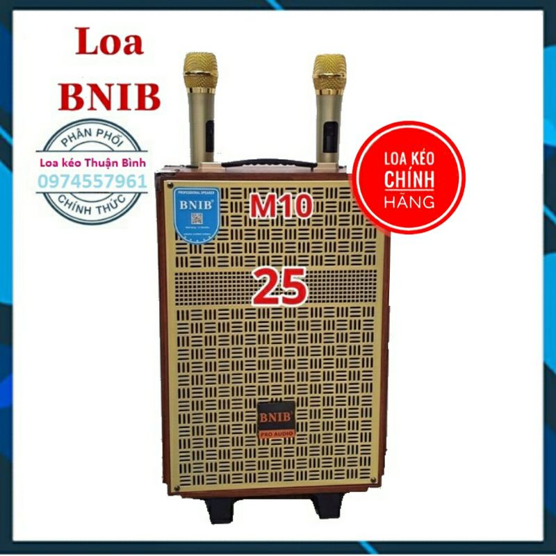 Loa kéo karaoke bluetooth BNIB M10A mini Loa kẹo kéo di động thùng gỗ tiện lợi .