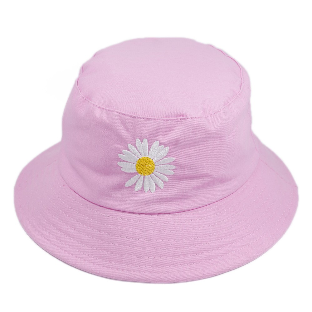 Nón bucket hoa cúc, mũ tai bèo vành nhỏ hoa cúc với chất liệu cotton cao cấp thoáng mát - Hạnh Dương Shop