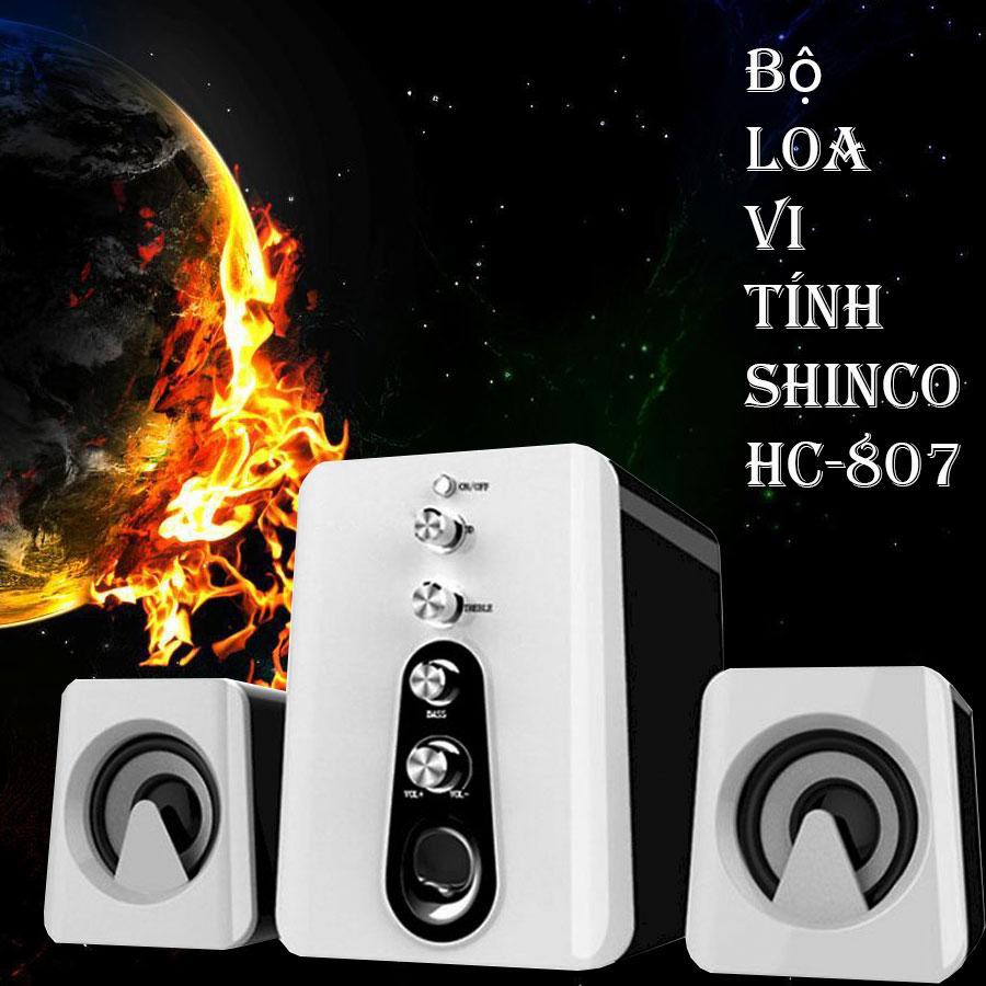 { BIG SALE } Loa Vi Tính Để Bàn 2.1 Shinco HC-807 Thiết Kế Hiện Đại Sang Trọng - Âm Thanh Chân Thực Sống Động