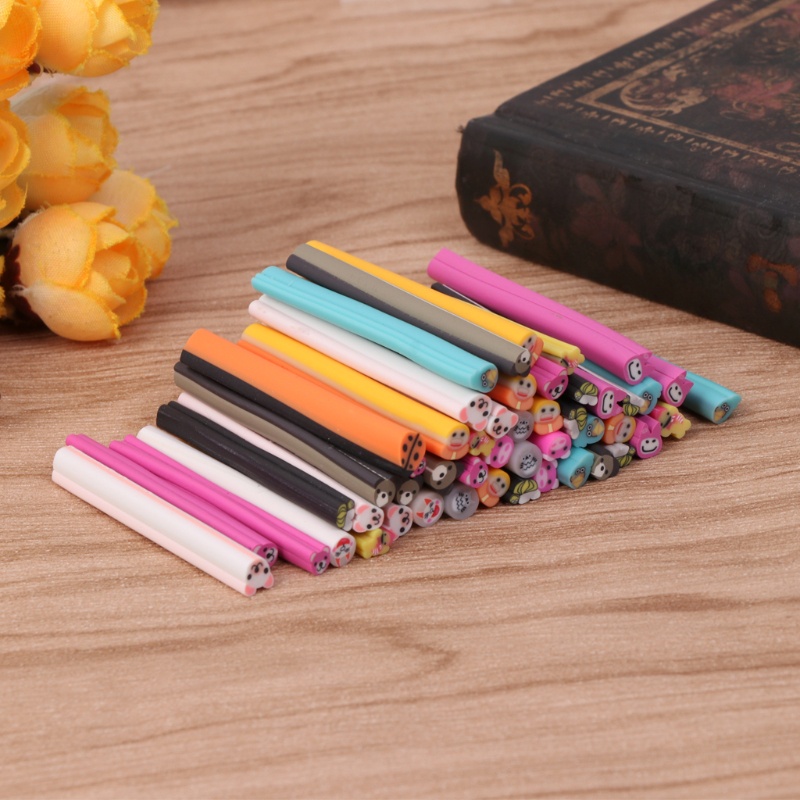 Set 50 Que Trang Trí Móng Tay Họa Tiết Động Vật 3D Độc Đáo