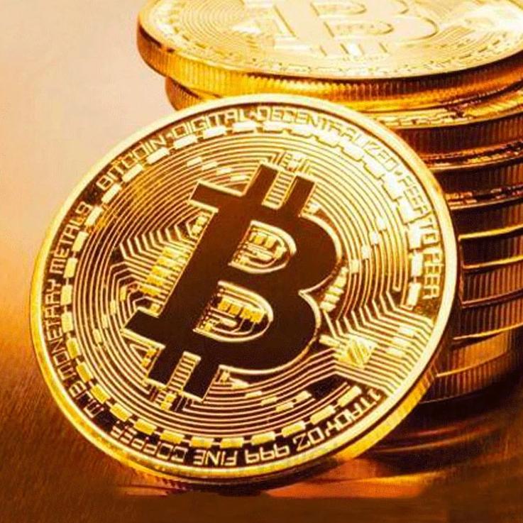 Bộ Sưu Tập Đồng Tiền Bitcoin Mạ Vàng