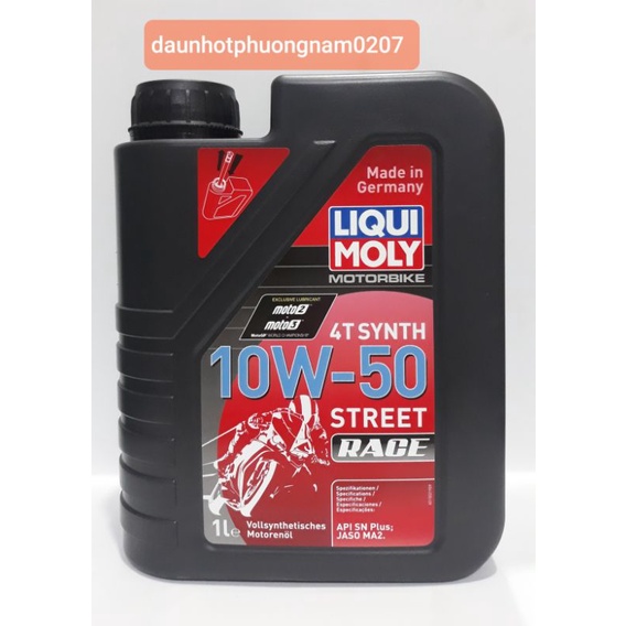 Liqui Moly 10W50 Tổng Hợp 100% Made in Germany ( ĐỨC )