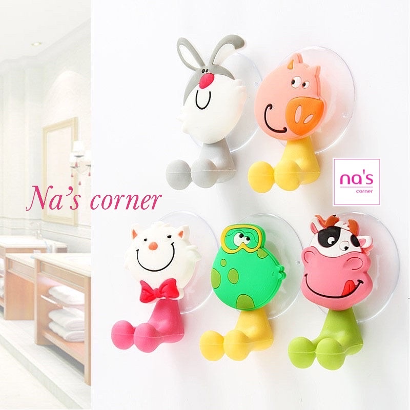 Dụng cụ kẹp bàn chải đánh răng hình thú ngộ nghĩnh xinh xắn