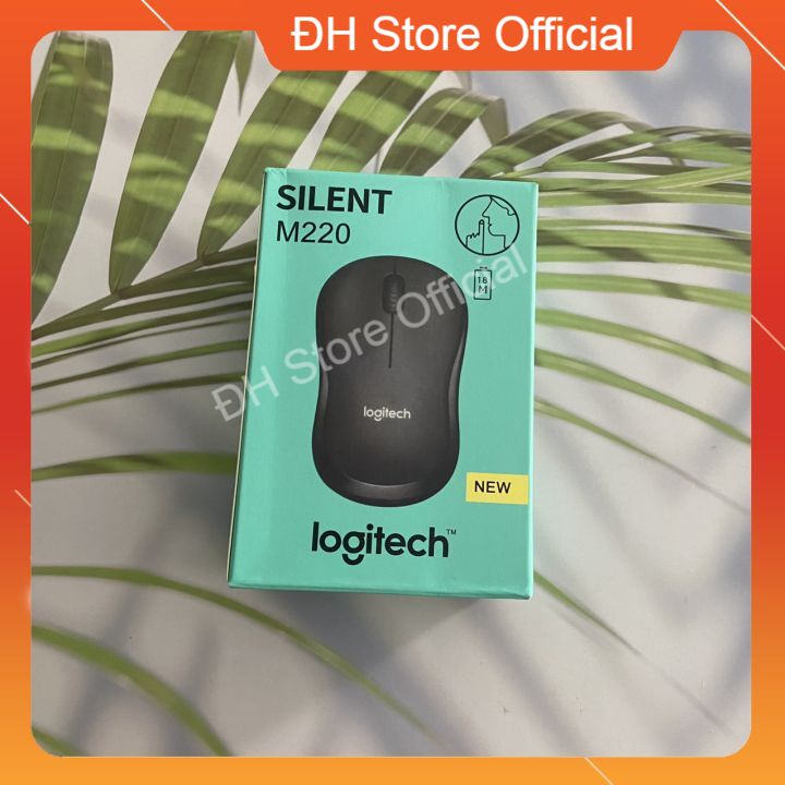 ❤️XẢ KHO❤️Chuột không dây logitech  M220 nhỏ gọn kết nối nhanh kèm pin tiếng động siêu nhỏ