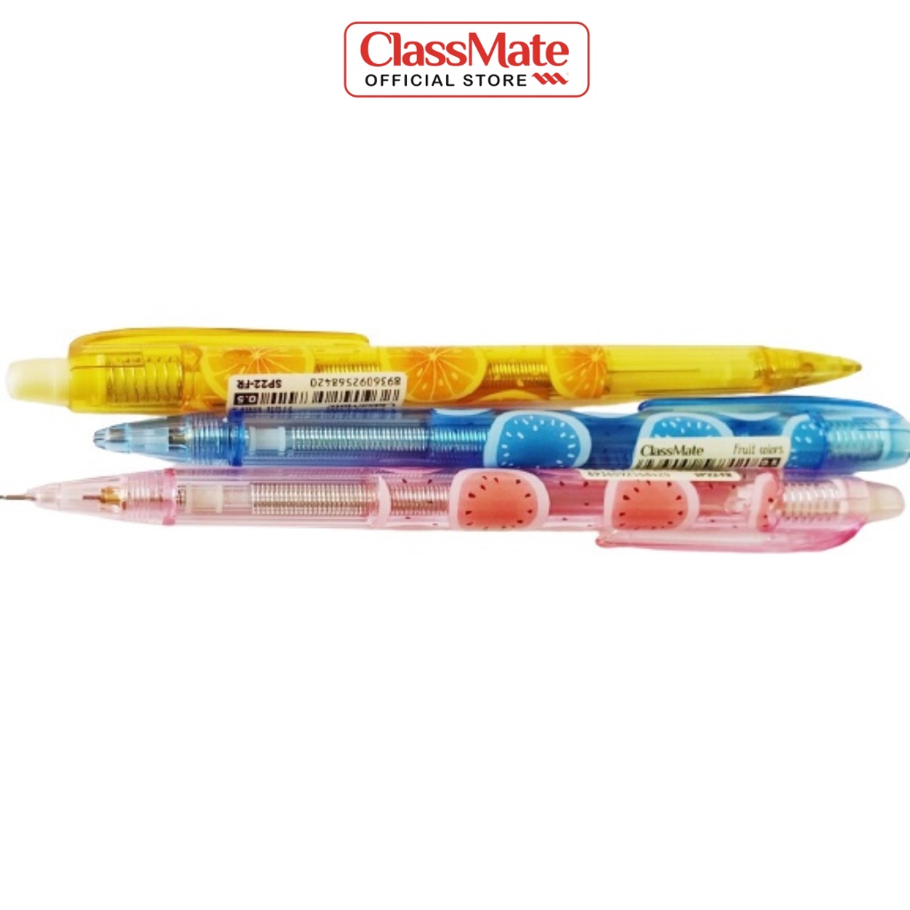 Bút Chì Bấm 0.5mm CLASSMATE Nét Bút Mịn, Đậm, Đầu Bút Thiết Kế Quai Cài Tiện Lợi SP22-FR