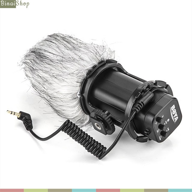 Microphone condenser cho máy ảnh Boya BY-V02