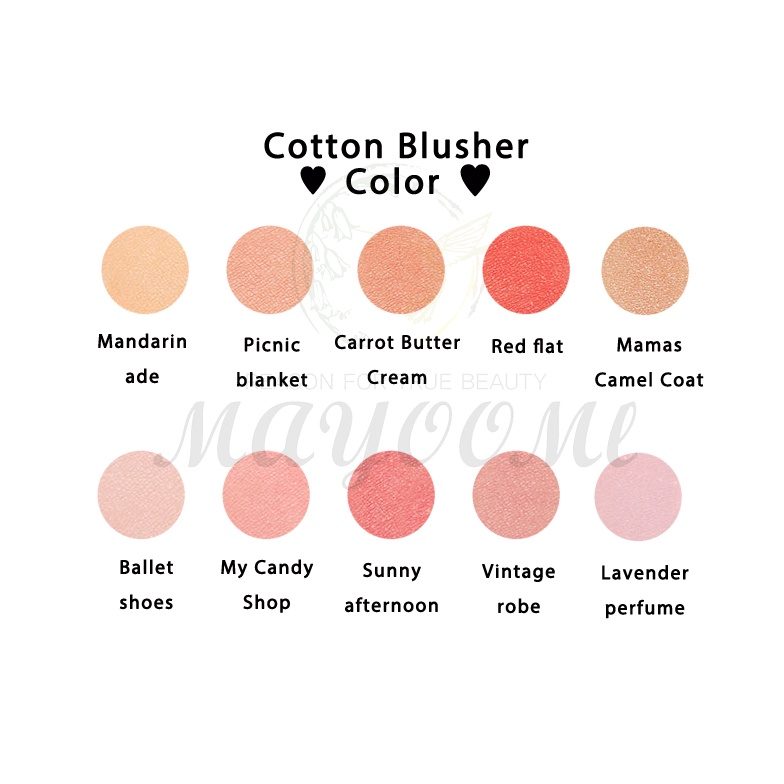 Phấn má hồng cotton MISSHA trang điểm tiện dụng