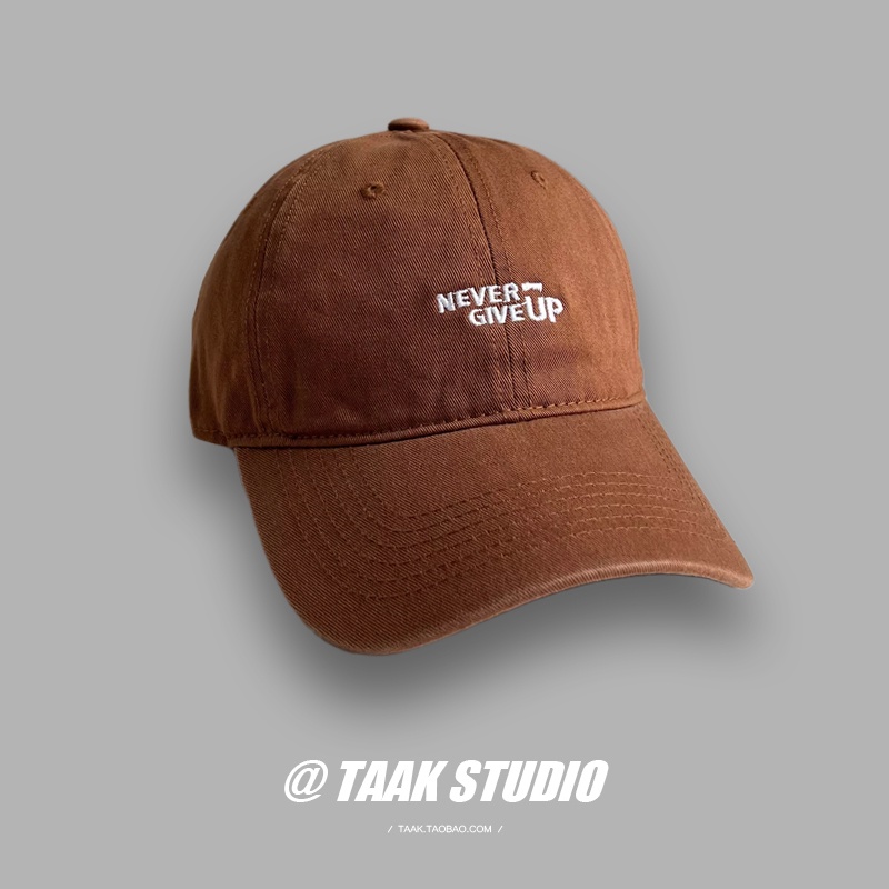 Mũ Lưỡi Trai Thêu Chữ &quot;NEVER GIVE UP&quot;