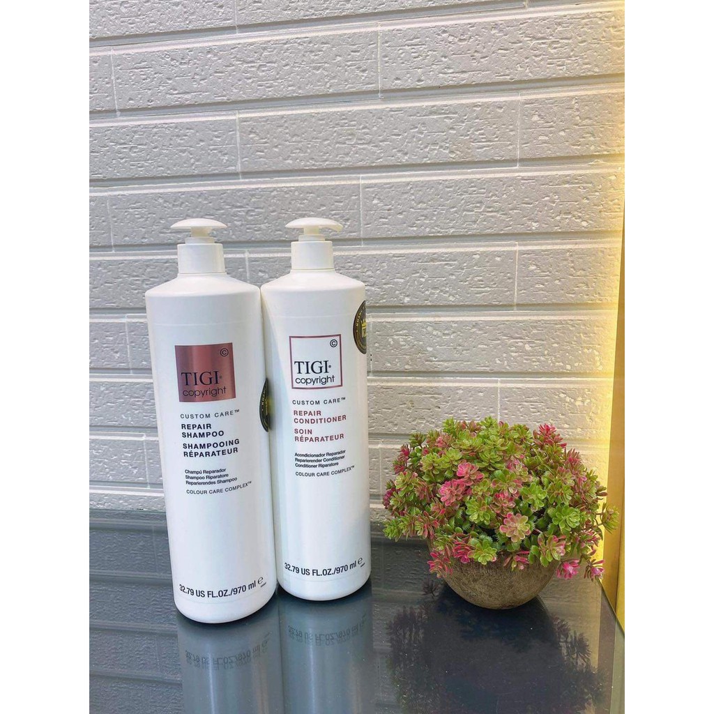 [ TIGI ] CẶP DẦU GỘI TIGI COPYRIGHT REPAIR 970ML - PHỤC HỒI TÓC NHUỘM, TÓC HƯ TỔN DO HÓA CHẤT HÀNG CHÍNH HÃNG | BigBuy360 - bigbuy360.vn