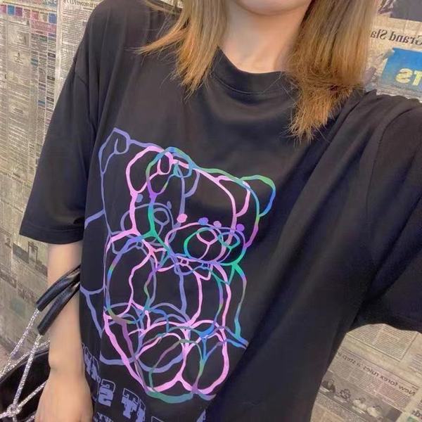 Áo Thun Tay Ngắn Dáng Dài Rộng Thiết Kế Thời Trang Dễ Phối Đồ Cho áo phông nữ JL-TX-52