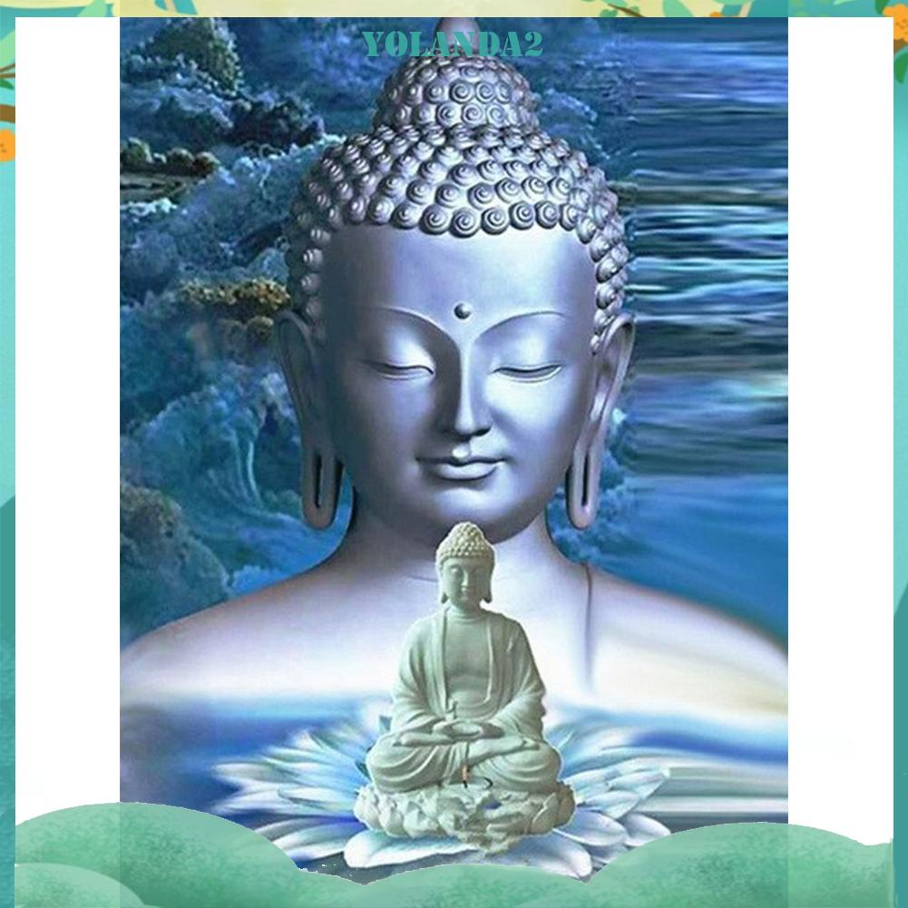 Tranh đính đá kim cương toàn bộ 5D DIY hình bức tượng Phật