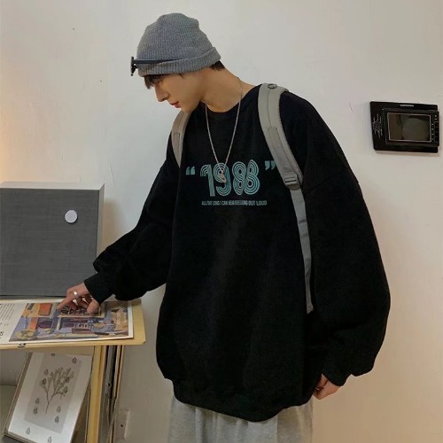 【 M-8XL 】Áo Sweater Nỉ Bông Love Wins Thu Đông Ulzzang hiphop In Unisex Form Rộng