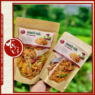 Khô gà lá chanh xé cay 100g túi zip giấy mỹ vị