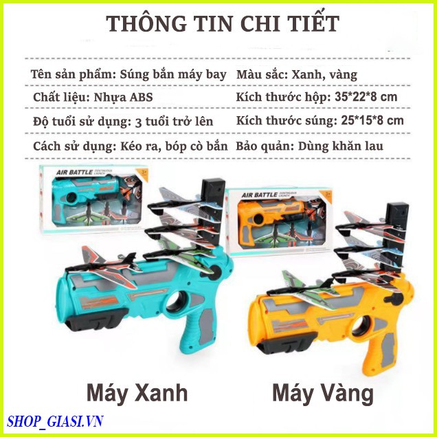 Súng Phóng Máy Bay Đồ Chơi Cho Trẻ Em [hót]