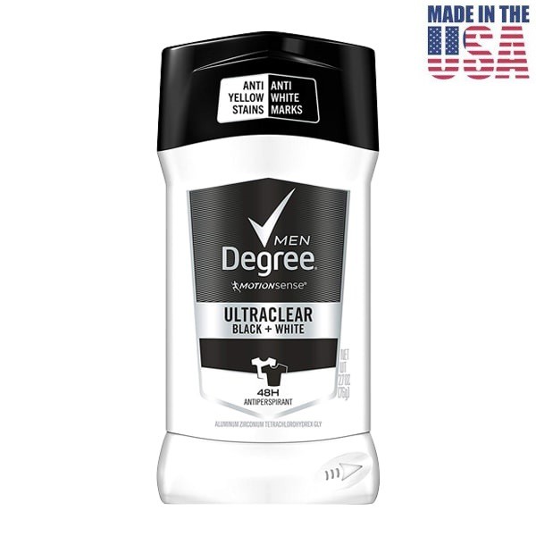 [Hàng USA] Lăn khử mùi cho nam Degree Men UltraClear 76g - chống ố vàng áo