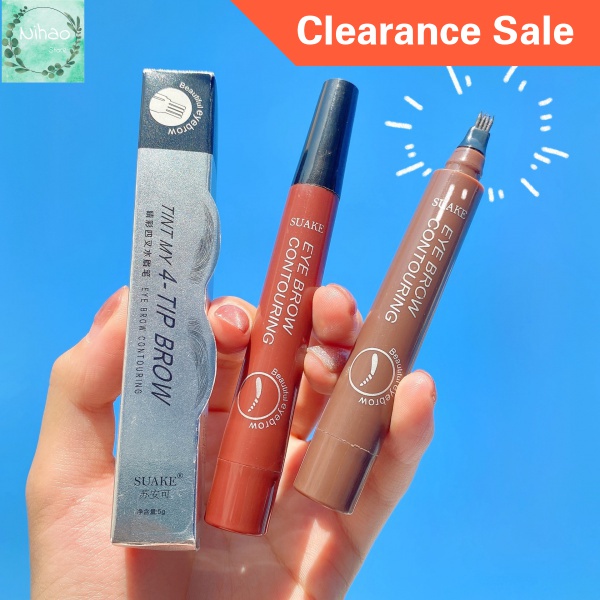 [Hàng mới về] Bút Kẻ Chân Mày Dạng Lỏng Kháng Nước Đầu Bốn Chấu Tiện Lợi | BigBuy360 - bigbuy360.vn