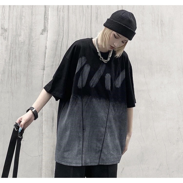 Áo thun nam nữ form rộng in loang, áo phông bigsize, unisex dáng rộng