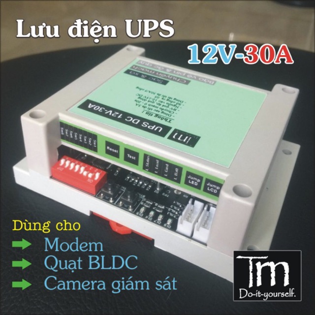 Bộ lưu điện 12V UPS 30A