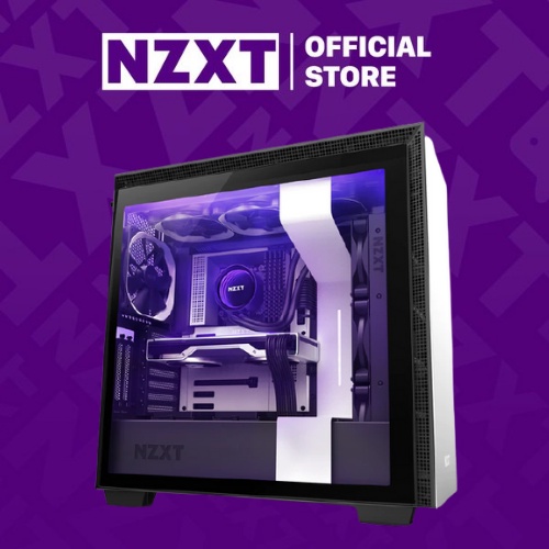 Vỏ Case Máy Tính NZXT H710i Màu Trắng Sần